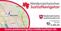 Strassenkarte Hannover (Niedersächsischer Justiznavigator)